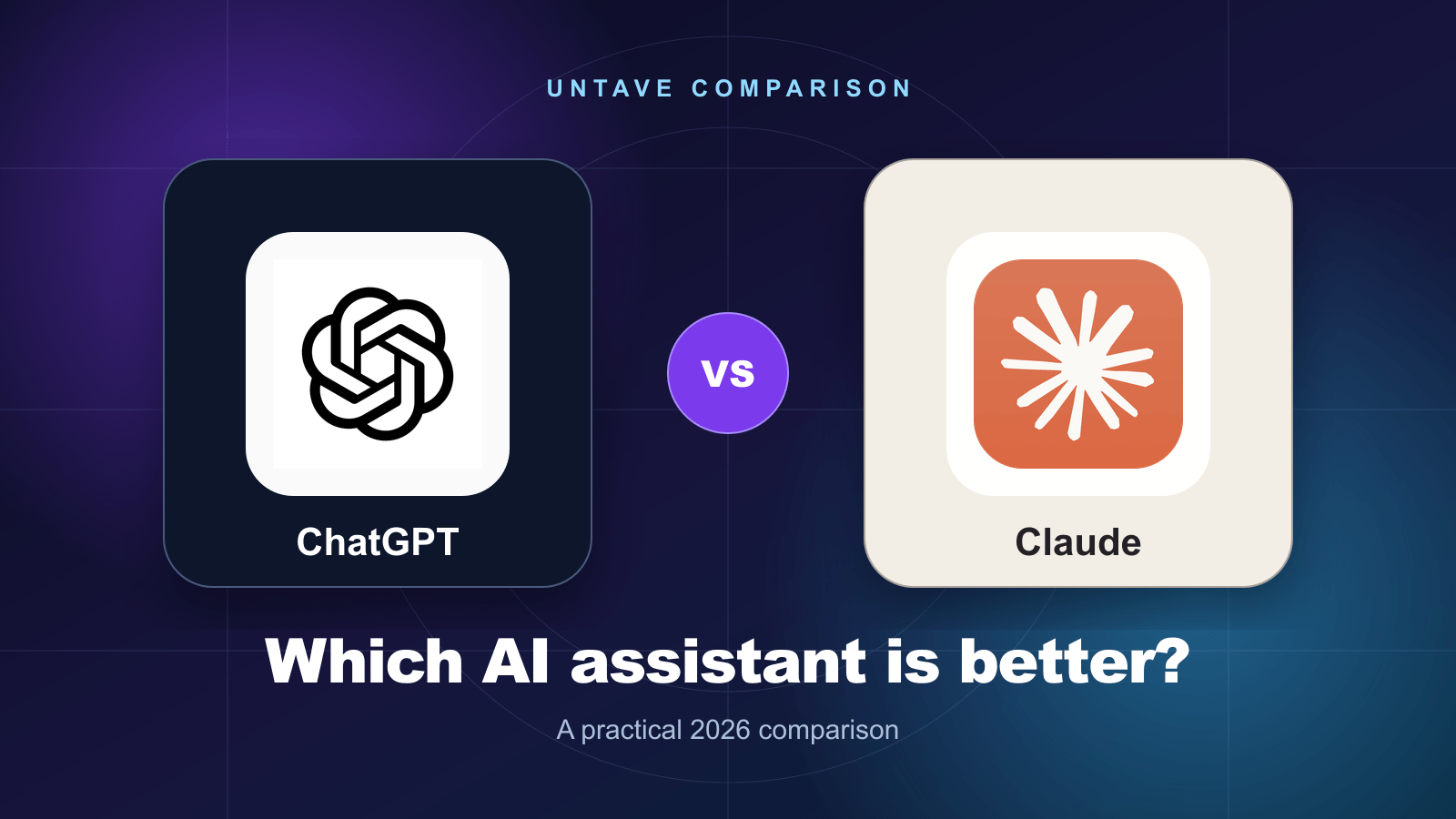 ChatGPT and Claude side-by-side comparison