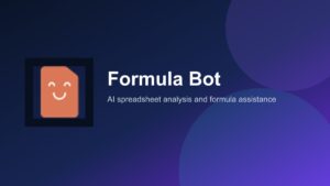 Formula Bot official product interface or branded cover