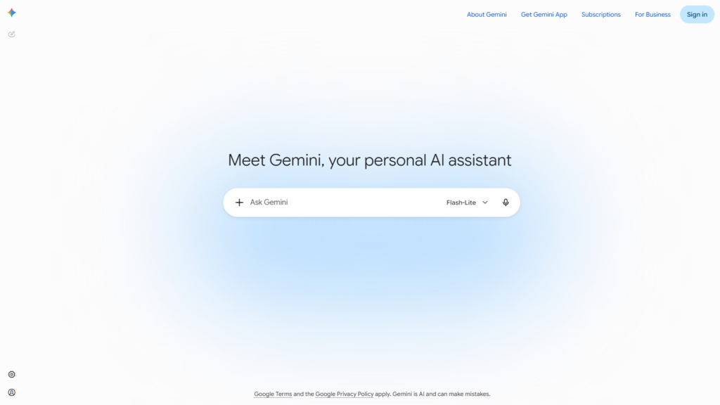 Gemini official product interface or brand cover