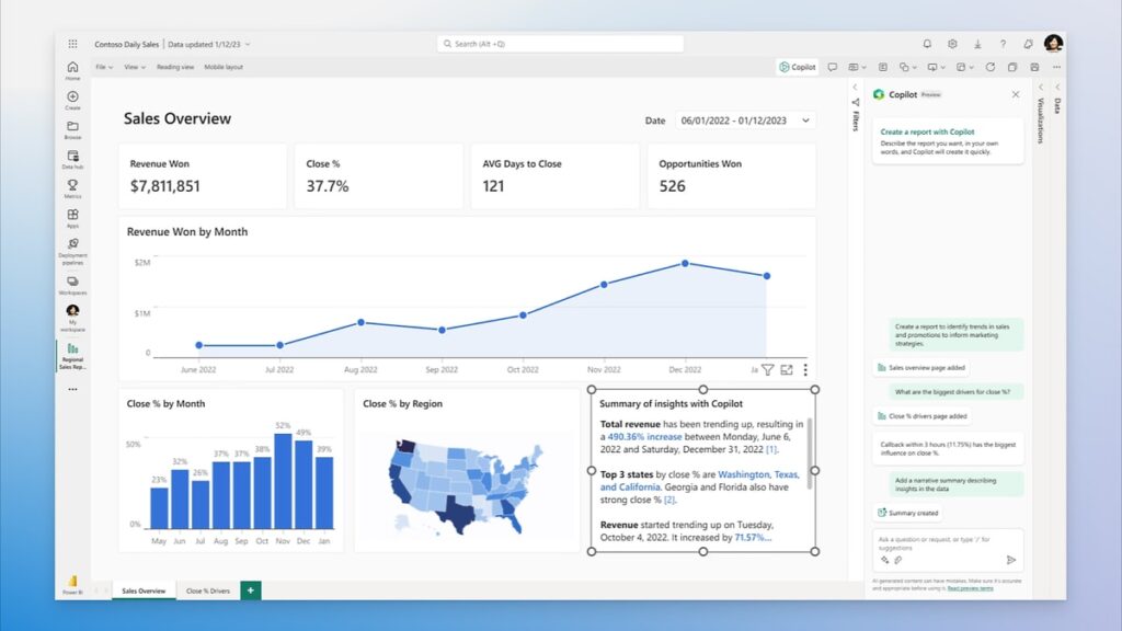 Microsoft Power BI official product interface or platform image