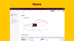 Rows AI official product interface or branded cover