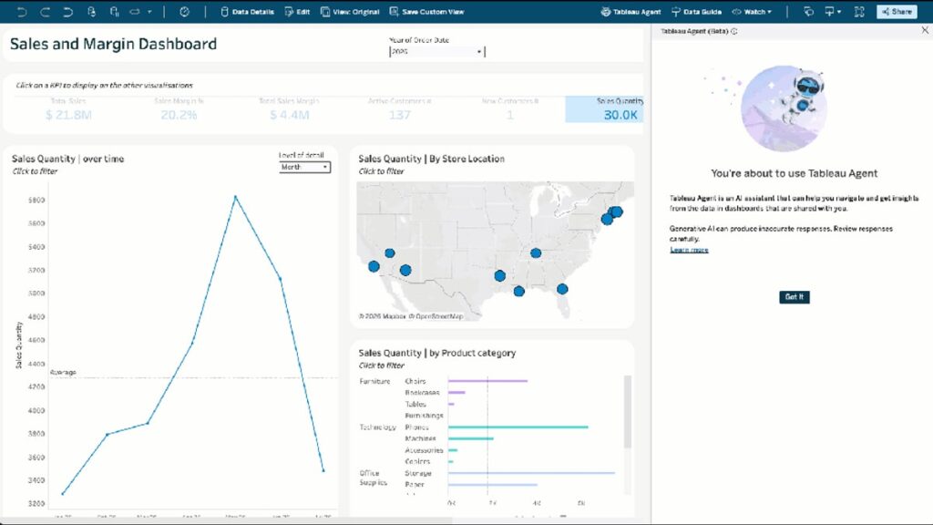 Tableau Agent official product interface or platform image